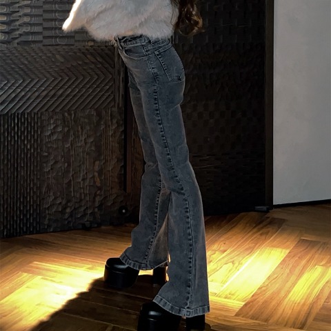 レディース【55～64cm】　デニムフレアパンツ（Shoko×SUREVE）