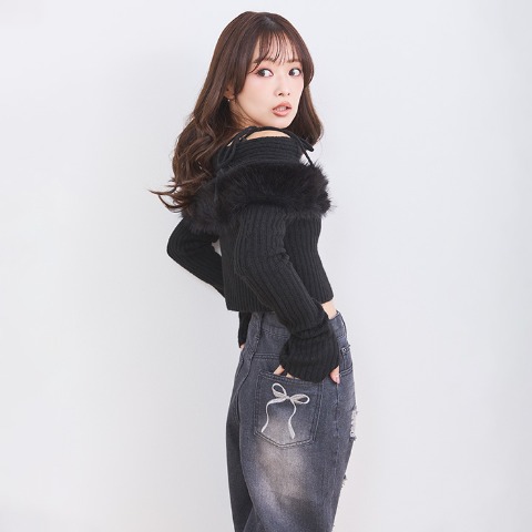 レディース　デニムパンツ（CECIL McBEE×Vida Roseo）