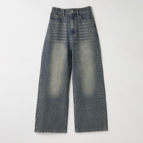 レディース　ラインストーンパンツ（SUREVE）