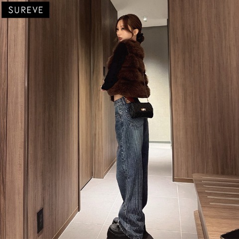 レディース　コーデュロイデニムパンツ（Shoko×SUREVE）