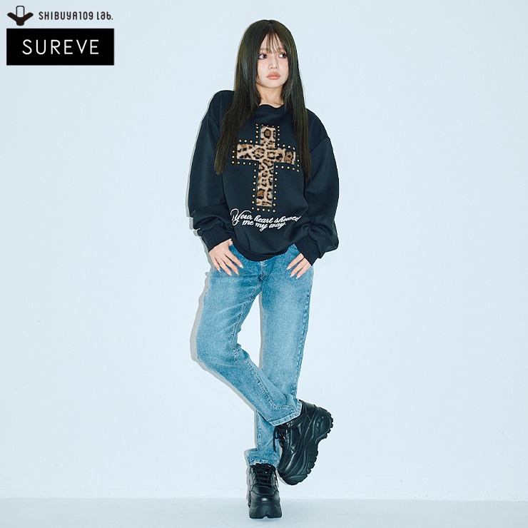 レディース ラインストーンスキニーパンツ（SHIBUYA109 lab.／SUREVE