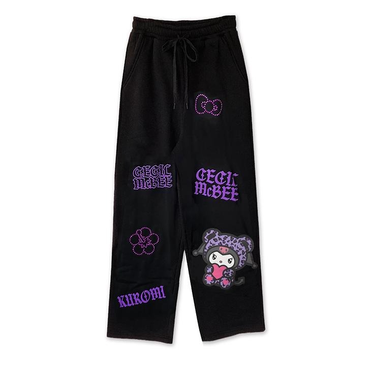レディース ラインストーンスウェットパンツ（クロミ×CECIL McBEE