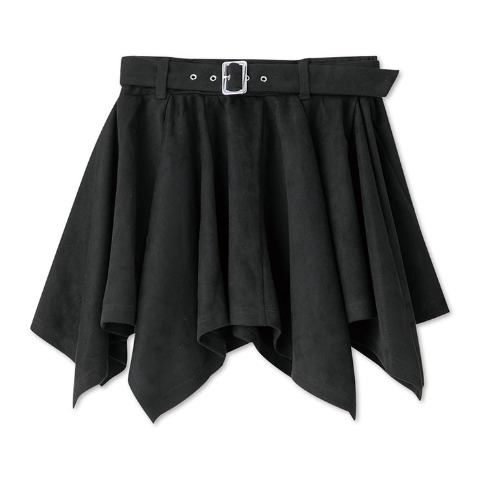 レディース　ベルト付ミニスカート（SUREVE）