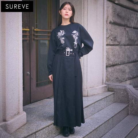 レディース　スカート（SUREVE BLACK）