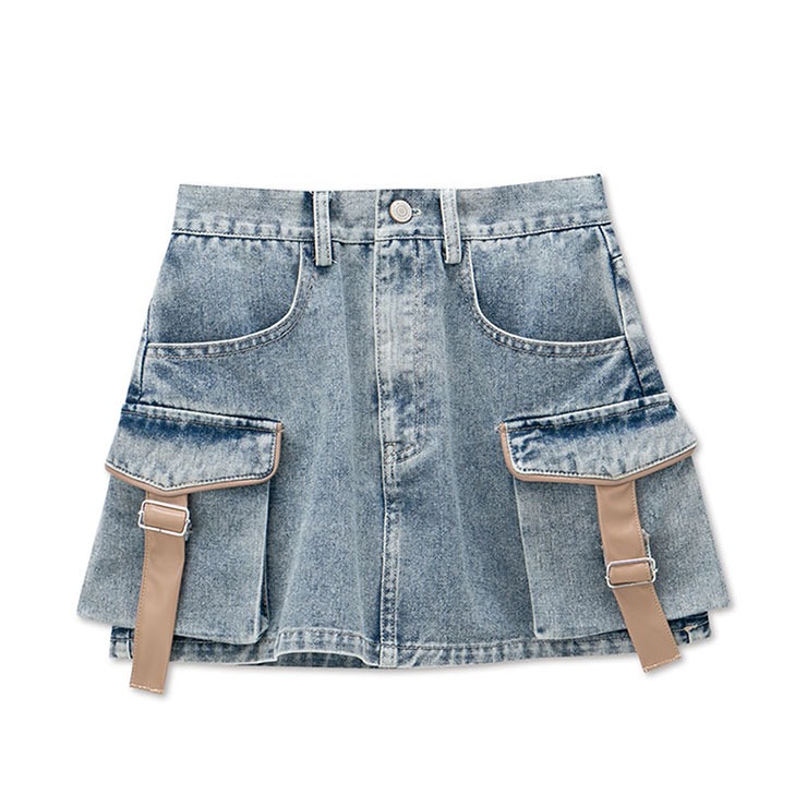 レディース【低身長】 デニムミニスカート（田中れいな×CECIL McBEE