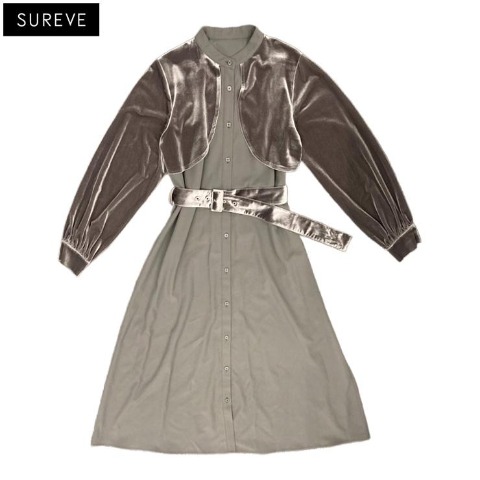 レディース　ワンピース（SUREVE BLACK）