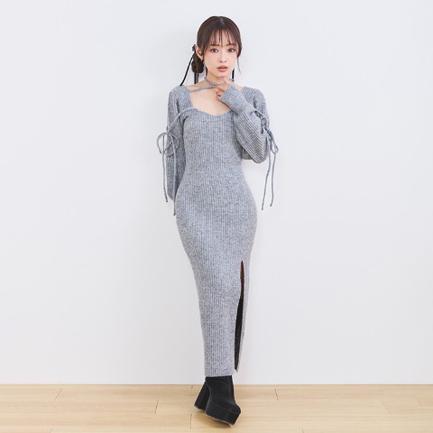 レディース　ニットワンピース（CECIL McBEE×Vida Roseo）
