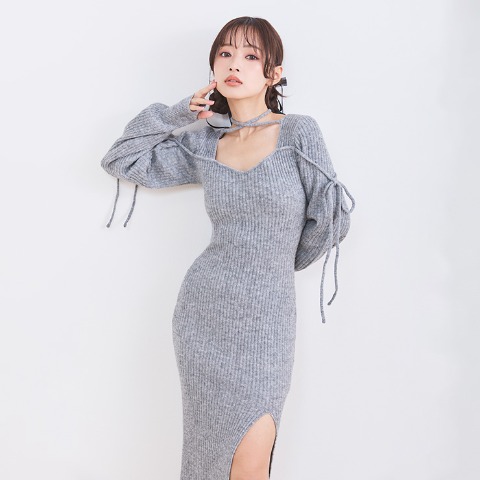 レディース　ニットワンピース（CECIL McBEE×Vida Roseo）