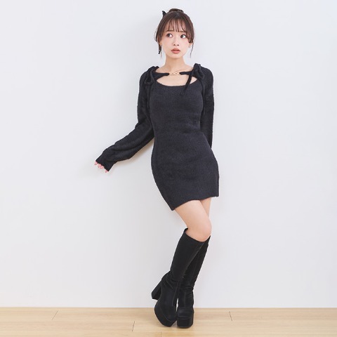 レディース　ニットセットアップ（CECIL McBEE×Vida Roseo）