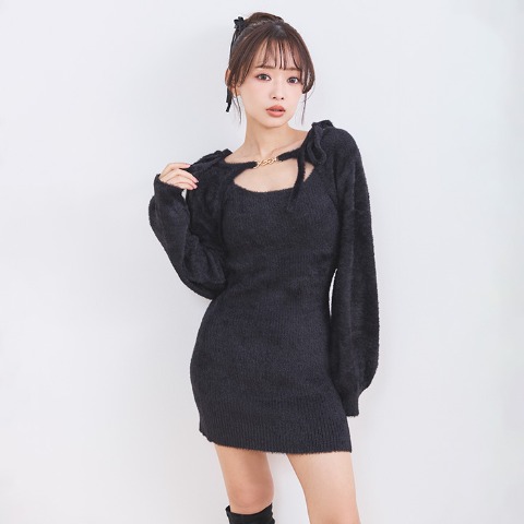 レディース　ニットセットアップ（CECIL McBEE×Vida Roseo）