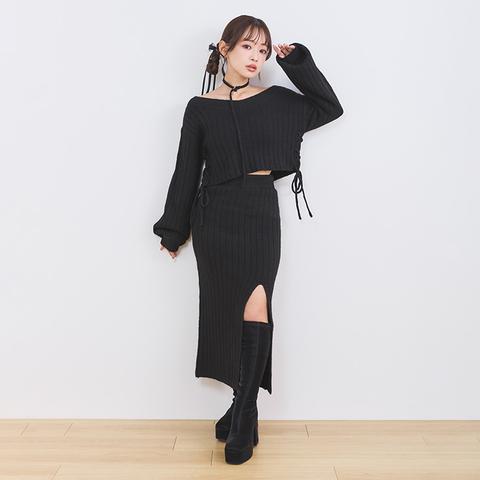 レディース【低身長】　ニットセットアップ（CECIL McBEE×Vida Roseo）