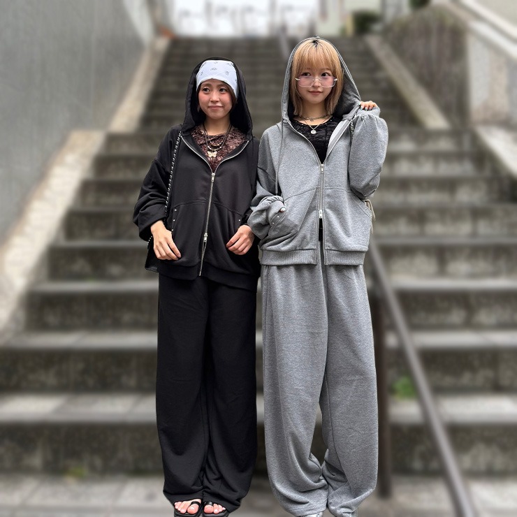 レディース ロゴジップパーカ＋パンツ（SUREVE） | アベイル