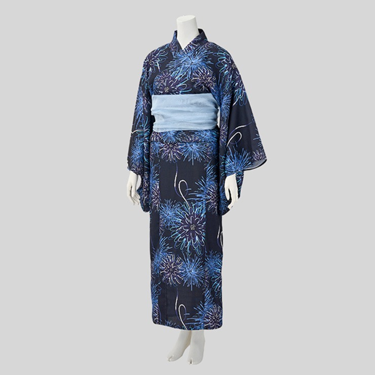 レディース【低身長】 花火柄浴衣ワンピース（RagOut） | アベイル