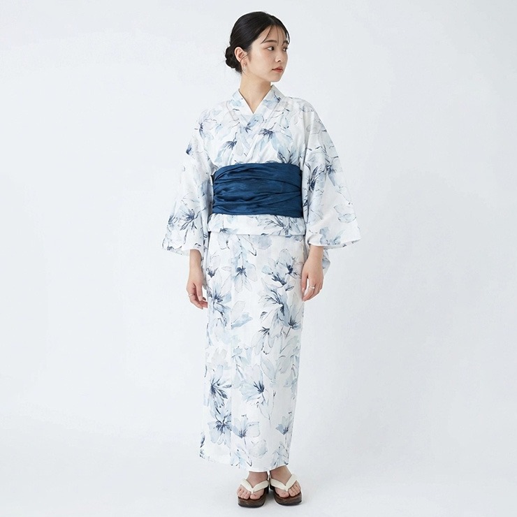 レディース【低身長】 花柄浴衣ワンピース（RagOut） | アベイル
