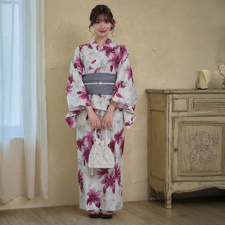 レディース 花柄浴衣ワンピース（RagOut） | アベイル | しまむらパーク