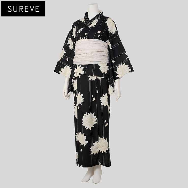 レディース 花柄浴衣ワンピースセット（Shoko×SUREVE） | アベイル