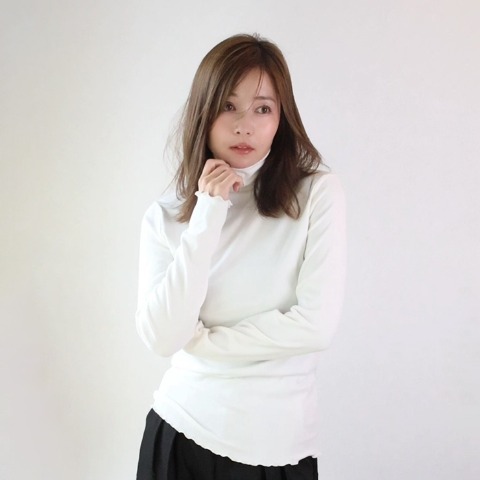 レディース　CICA配合タートルネックプルオーバー（山口夏実×RagOut）