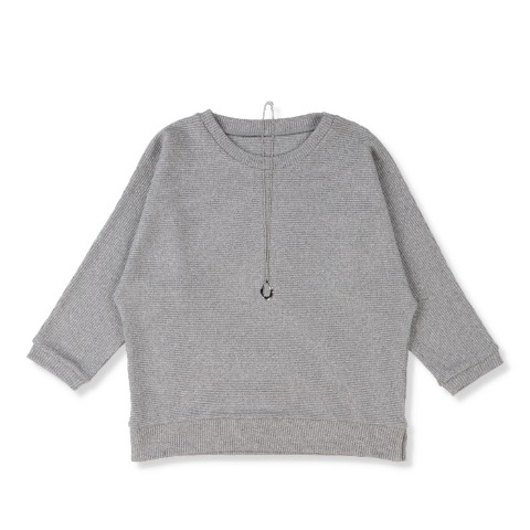 レディース　ネックレス付ラメプルオーバー（RagOut）