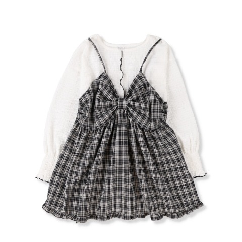 レディース　プルオーバー+リボンキャミセット（mirror bae.）