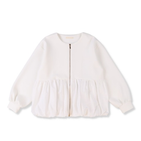 レディース　裾布帛切替ブルゾン（RagOut）