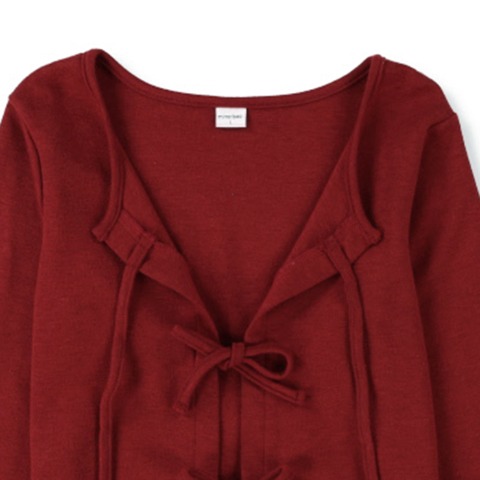 レディース　カーディガン+ペプラムキャミソールセット（mirror bae.）