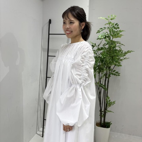 レディース【S～L】　シャーリングワンピース（yurina×RagOut）