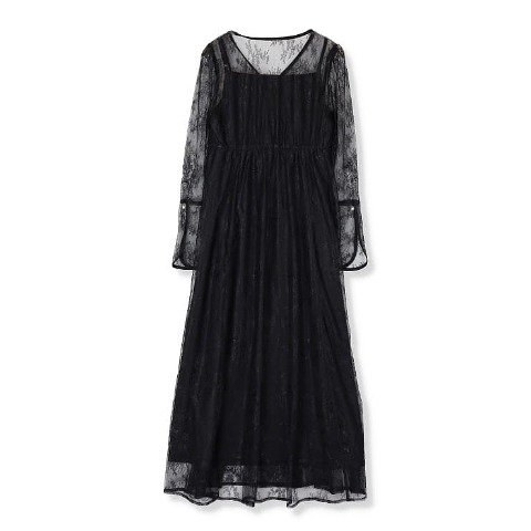 レディース　シアーワンピース+キャミドレスセット（RagOut）