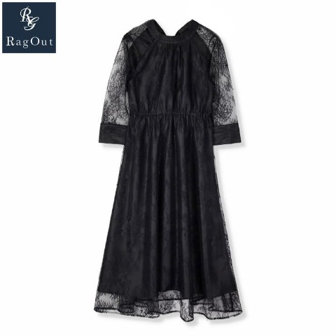 レディース　バックリボンドレス（RagOut）