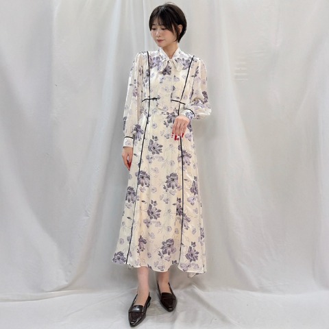 レディース　花柄ラメドレス（RagOut）