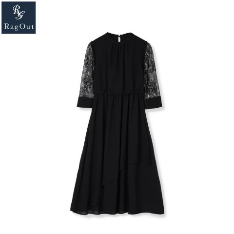 レディース　アシメワンピドレス（RagOut）