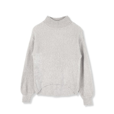 レディース　ベロアモールハイネックニットプルオーバー（RagOut）