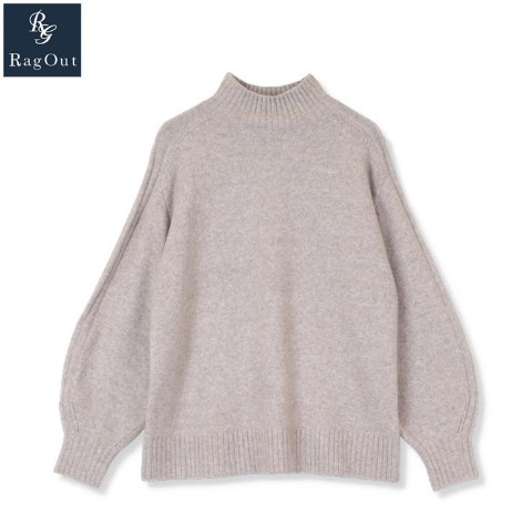 レディース　ハイネックニットプルオーバー（RagOut）