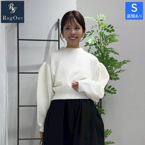 レディース【S～L】　ニットプルオーバー（yurina×RagOut）