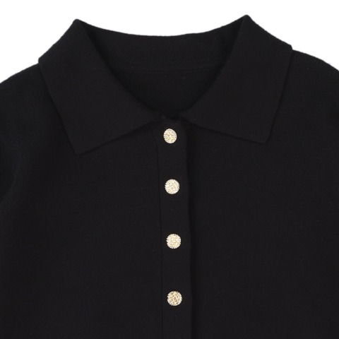 レディース　袖布帛切替ニットカーディガン（RagOut）