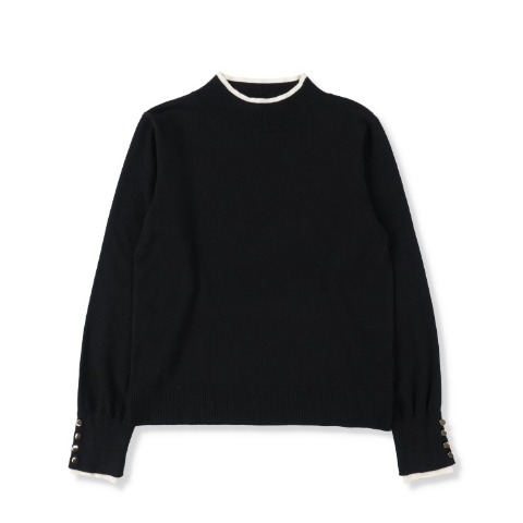 レディース　配色使いニットプルオーバー（RagOut）