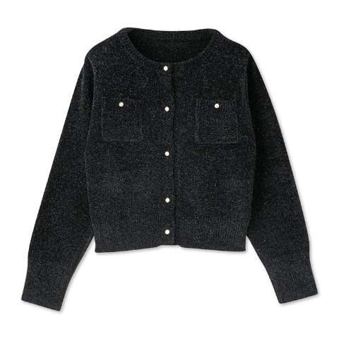 レディース　ラメニットカーディガン（RagOut）