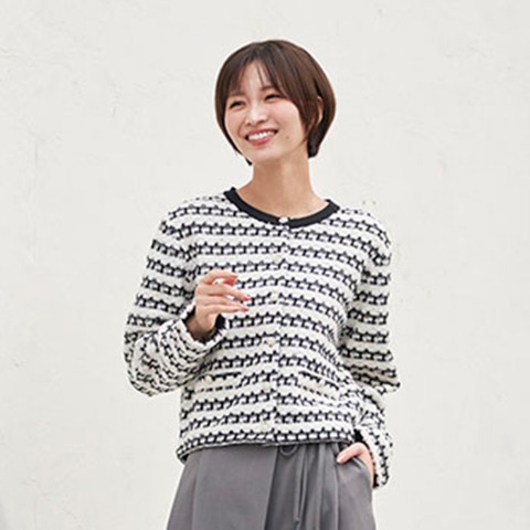 レディース　ニットカーディガン（RagOut）