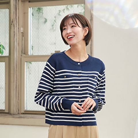 レディース　ニットカーディガン（RagOut）