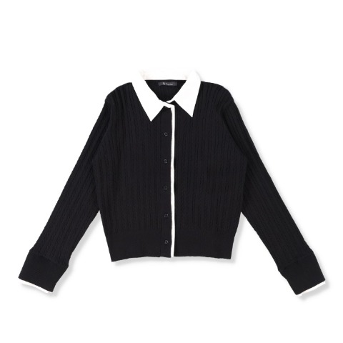 レディース　布帛切替ニットカーディガン（RagOut）