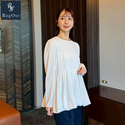 レディース　ペプラムブラウス（Ayumi×RagOut）