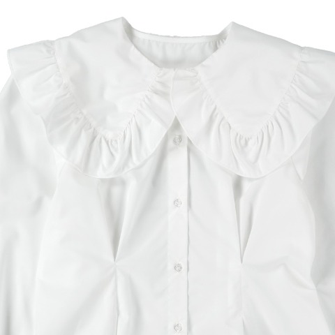 レディース　フリル使いブラウス（RagOut）