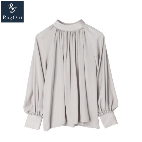 レディース　ハイネックブラウス（RagOut）
