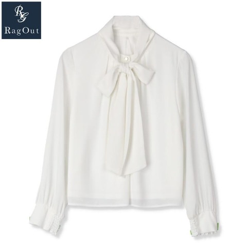 レディース　マルチファンクションリボンブラウス（RagOut）