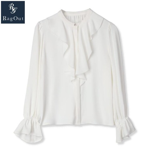 レディース　マルチファンクションフリルブラウス（RagOut）