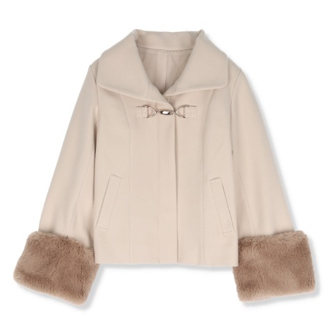 レディース　袖ファー使いジャケット（RagOut）