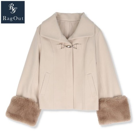 レディース　袖ファー使いジャケット（RagOut）