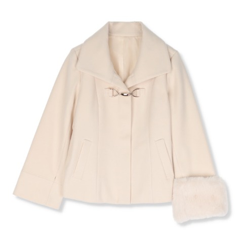 レディース　袖ファー使いジャケット（RagOut）