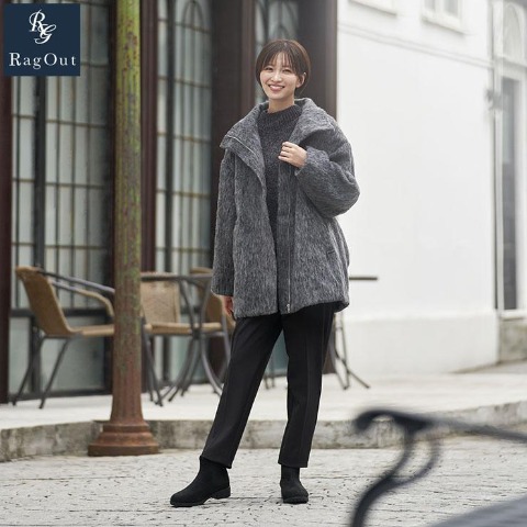 レディース　シャギーコート（RagOut）