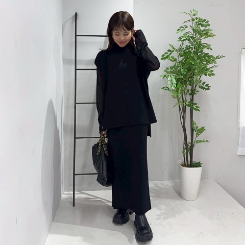 レディース【低身長】　ミラノリブナロースカート（yurina×RagOut）