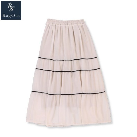 レディース　配色スカート（RagOut）